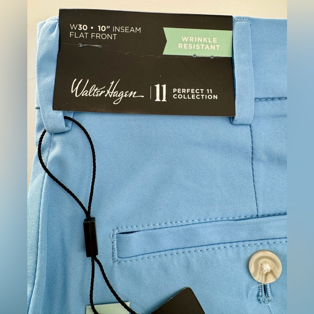 Walter Hagen Golf Shorts 30W Perfect 11 Daybreak Blue Hagen Short NEW Men’s - Picture 5 of 10